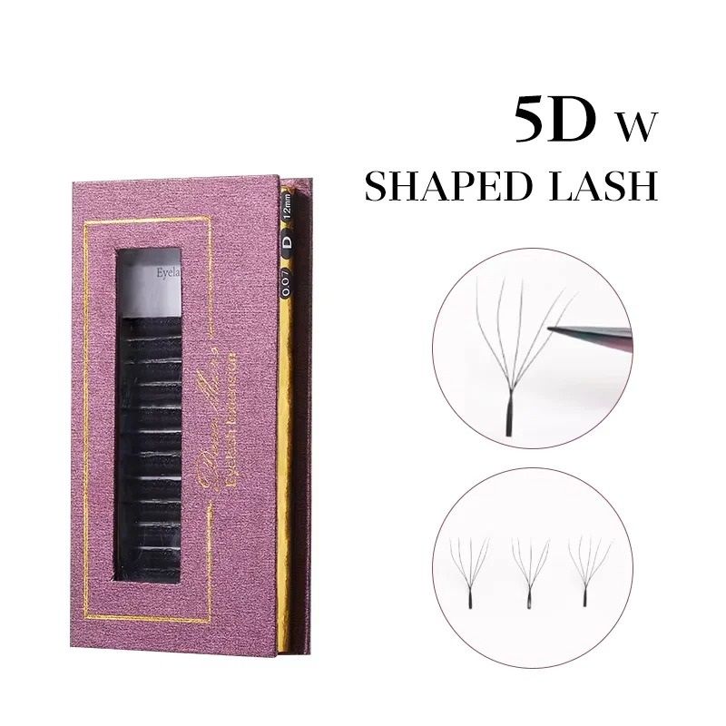 Volume Enhancing W Shaped Precision Eyelash Series black 0.47 In 0.004 In