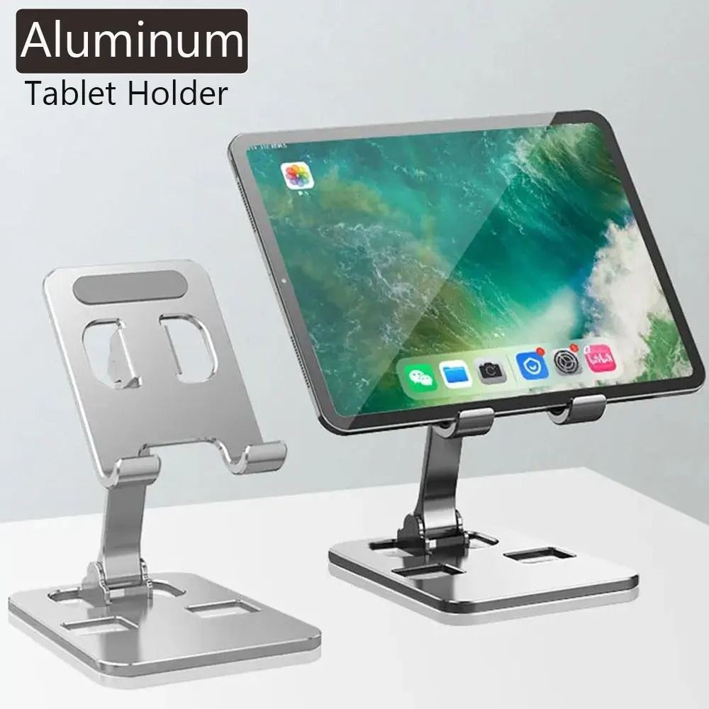 Universal Aluminum Alloy Adjustable Tablet And Phone Stand black
