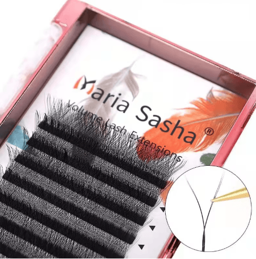 MARIA YY Volume Eyelash Extensions M L Curl Y Wire Russian Lashes (7mm) 11mm m