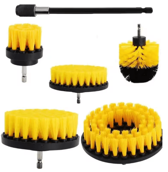 Electric Drill Brush Scrubber Set For Bathroom And Household Deep Cleaning 5inch Hollow