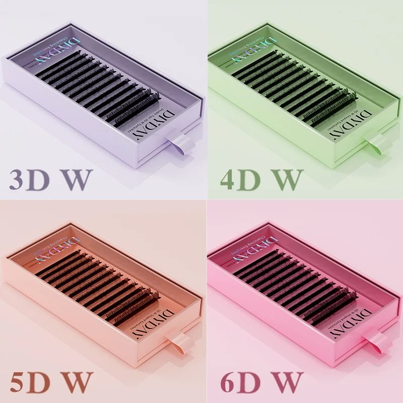 Volumetric Bloom W Series Eyelash Suite 4d W Lash Extension 0.31 0.59in Mix c