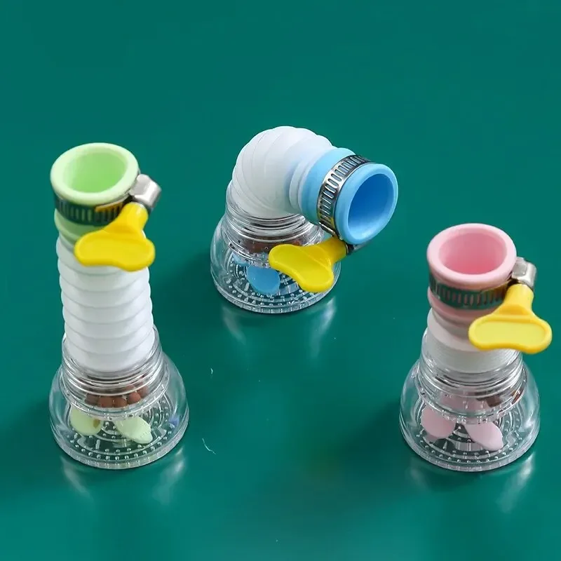 Universal Rotation Faucet Bubbler, Water Saving Economizer Head, Swivel Kitchen Faucet Nozzle Adapter green