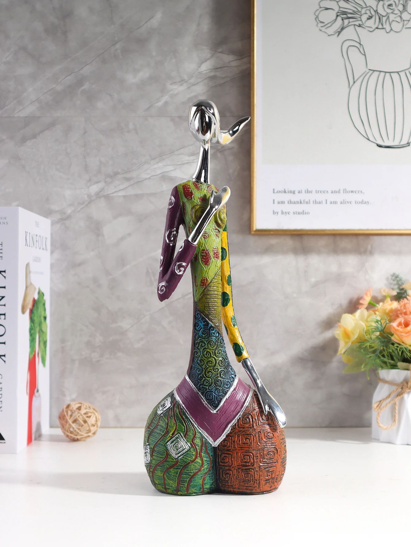 Abstract Resin Art Figurine Decorative Accessory w60318b