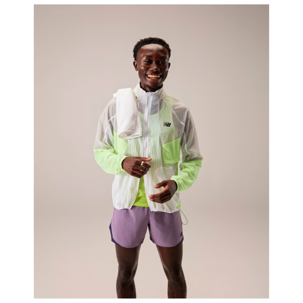 New Balance - RC Jacket - Laufjacke Gr XXL grau