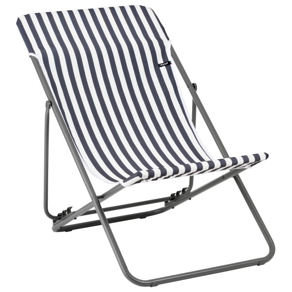 Lafuma Mobilier - Maxi Transat Airlon + - Campingstuhl grau/weiß