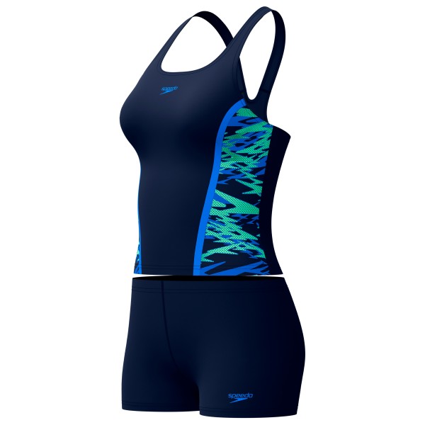 Speedo - Women's Hyperboom Splice Tankini Set - Tankini Gr 40 blau