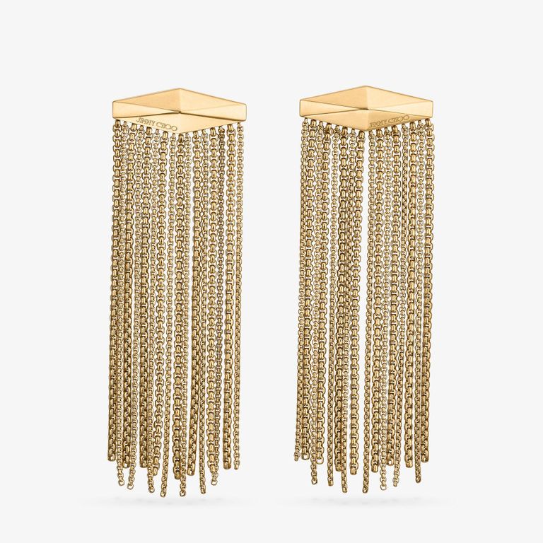 Zandra Earrings - Metallic - Jimmy Choo Earrings