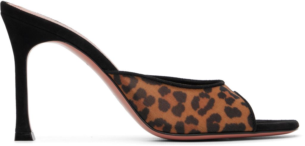 Tan & Alexa 95 Mesh Slipper Heeled Sandals