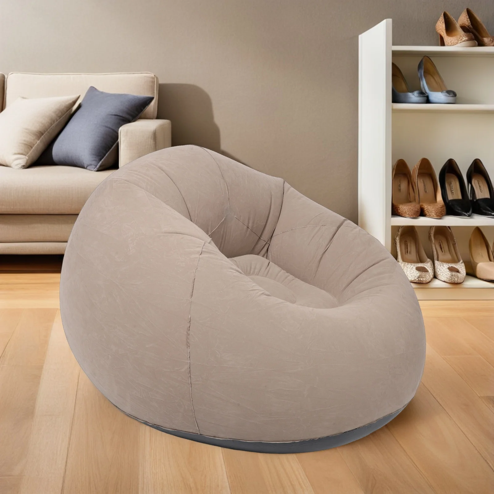 Aufblasbares Sofa Outdoor-Couch Stühle für Erwachsene Tragbare Sitzgelegenheit Camping-Sitzsack Outdoor-Couch Stühle für Erwachsene Lazy Lounger Image