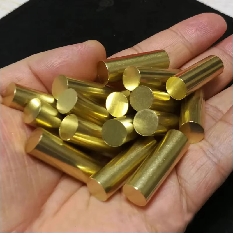 1–5 Stück H59 Messing-Rundstangen, massive Stangen, Durchmesser 3/4/5/6/7/8/12/13/14/15/16/17/18/19/20/25/26/28/30/32 mm, Länge 150/200/250/300 mm Image