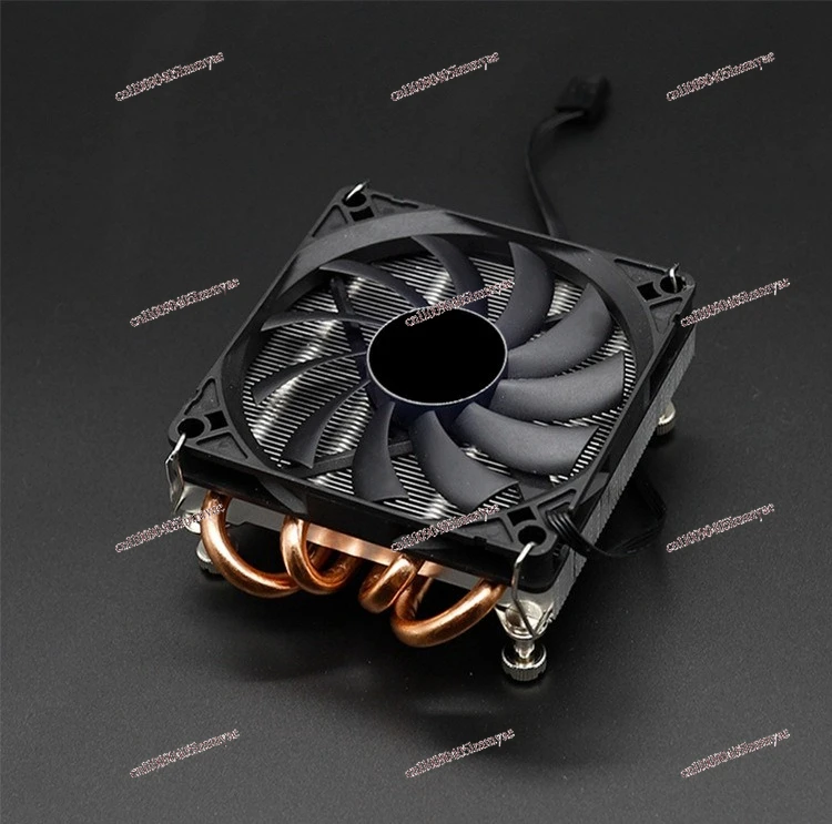 Dünnes ITX-Push-Down-Kleinhost-Mini-Chassis, vier Heatpipes, leiser, britischer AMD-AM4-Schnittstellenheizkörper Image