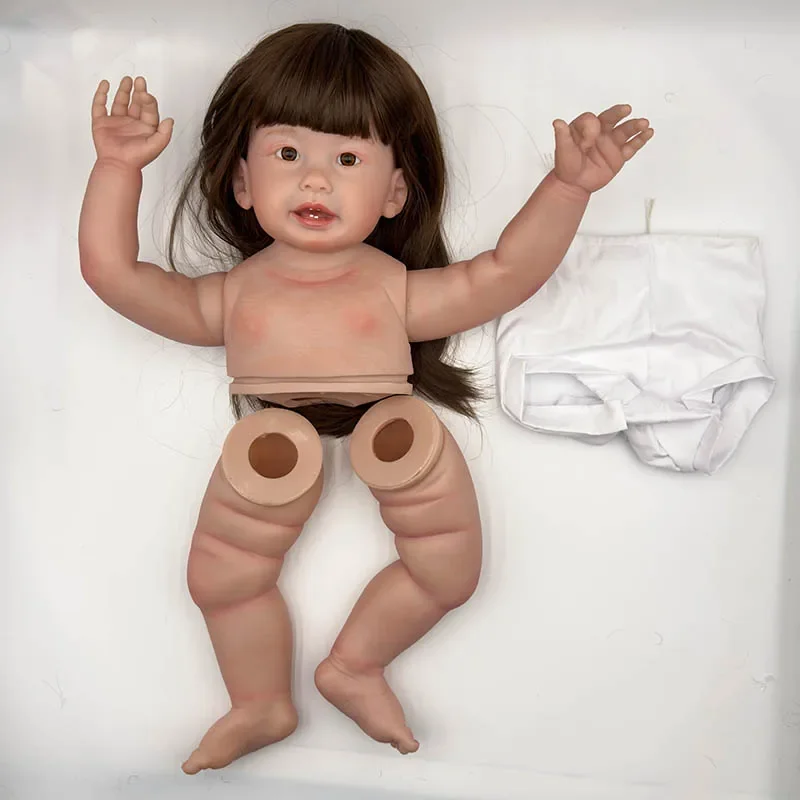 28 Zoll fertige Puppen größe bereits bemalte Puppen teile mit Stoff körper Teegan Image