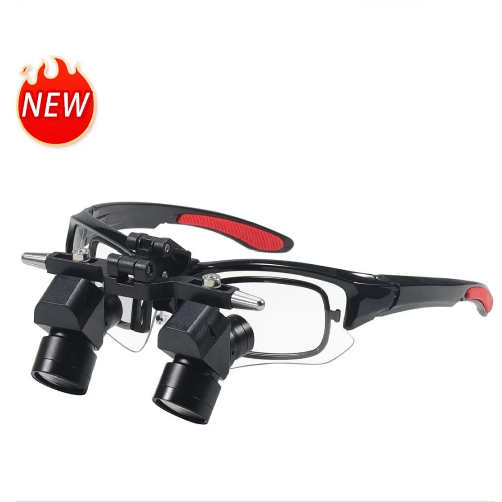 CE-Zertifizierte 3 Neue Arten von Chirurgischen Vergrößerungsgläsern für Zahnmedizin mit Einstellbarer Vergrößerung und Ergonomischer Umkehrlinse Image