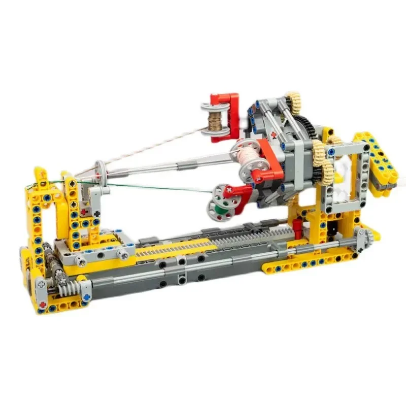 Baustein MOC-66908 Farbe Seil Weben Maschine Modell Spielzeug Montage 422PCS Erwachsene und Kinder Spielzeug Geburtstag und Weihnachten geschenk Image