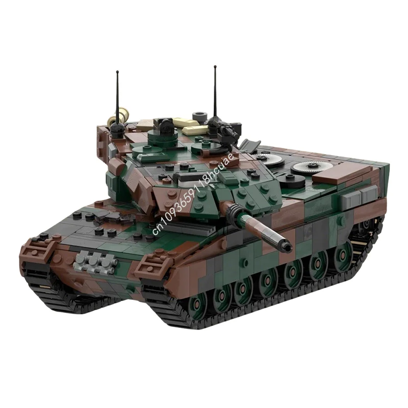 1001-teiliger MOC Leopard 1 Maßstabsmodell-Bausatz Konstruktions-Weihnachtsgeschenke DIY Zusammenbau Kreative Bildungs-Bausteine Spielzeug-Idee Image