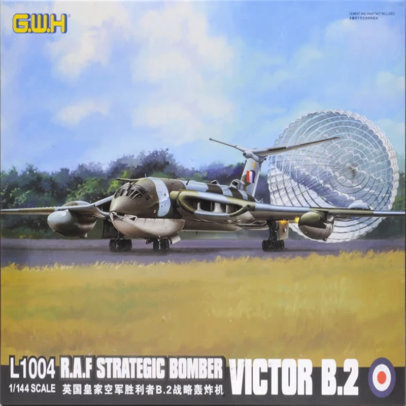 Great Wall Hobby L1004 1/144 R.A.F Victor B.2 Strategischer Bomber-Flugzeugmodellbausatz Image