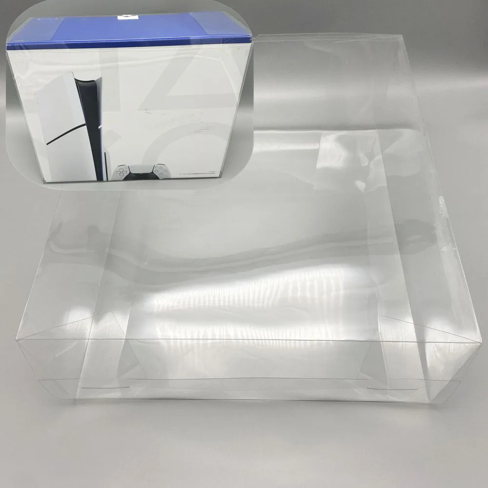 1 Box-Schutz für PS5 Slim 2000 Host-Box, Version des optischen Laufwerks, klare Vitrine, Sammelbox Image