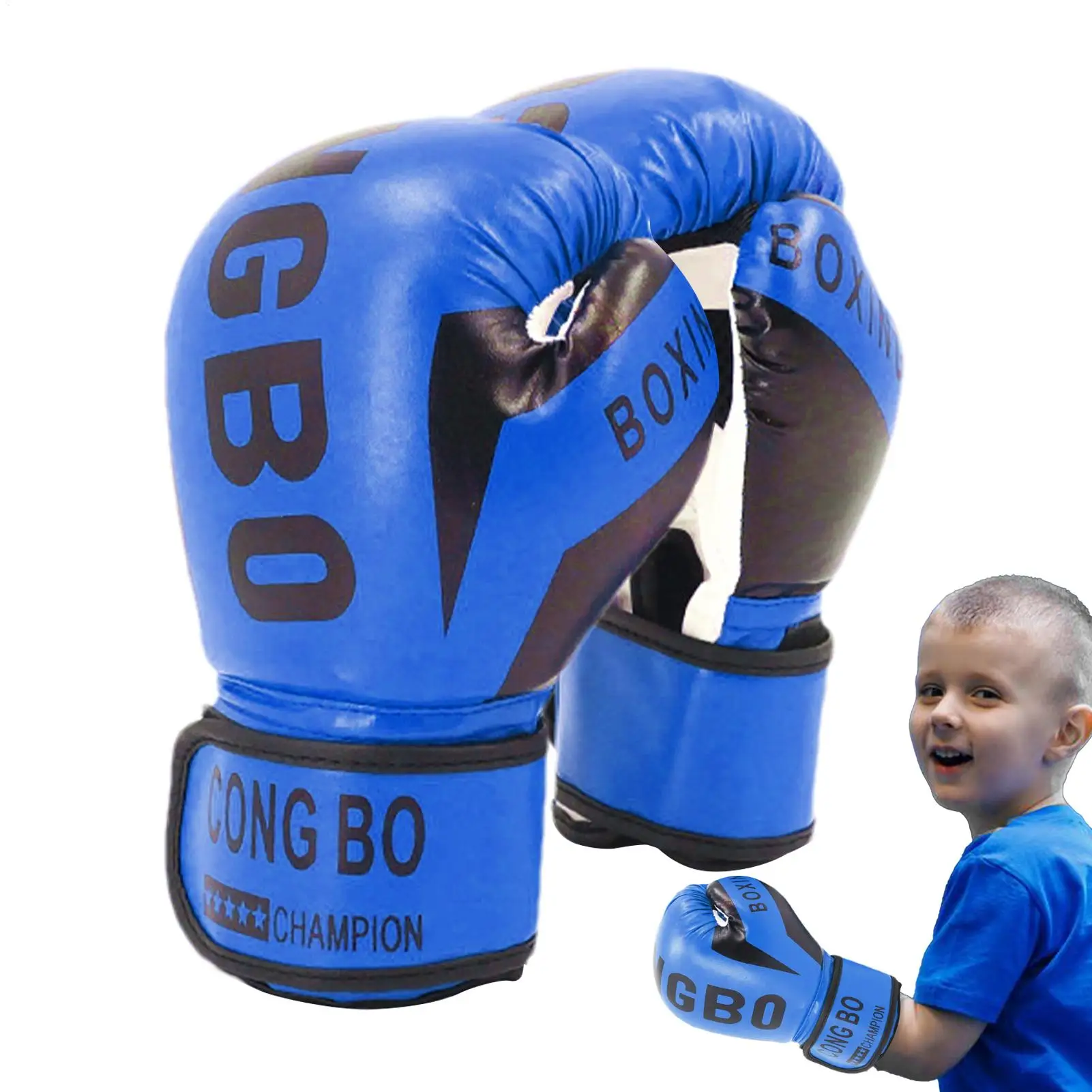 Boxhandschuhe für Kinder, Boxhandschuhe für Kinder, Schlaghandschuhe für Kinder, atmungsaktive, sichere Sparring-Trainingshandschuhe, Kampfhandschuhe Image