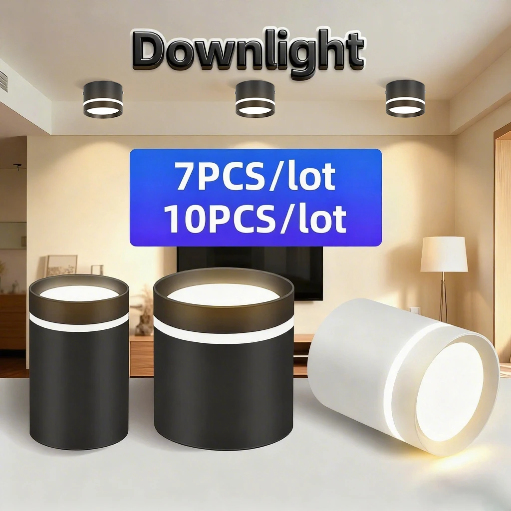 Oberfläche Montiert Decke Downlight Lampe Scheinwerfer 5/10/15w Cob Led Spot Leuchten Decken Leuchten Beleuchtung Für schlafzimmer Küche Zu Hause