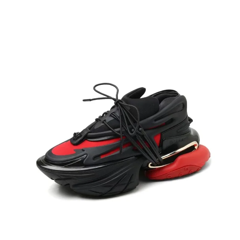 Neuer modischer Sport- und Freizeitschuh, bequemer, tragbarer Walking- und Jogging-Schuh, Designer-Wanderschuh mit dickem Boden, Größe 36–44