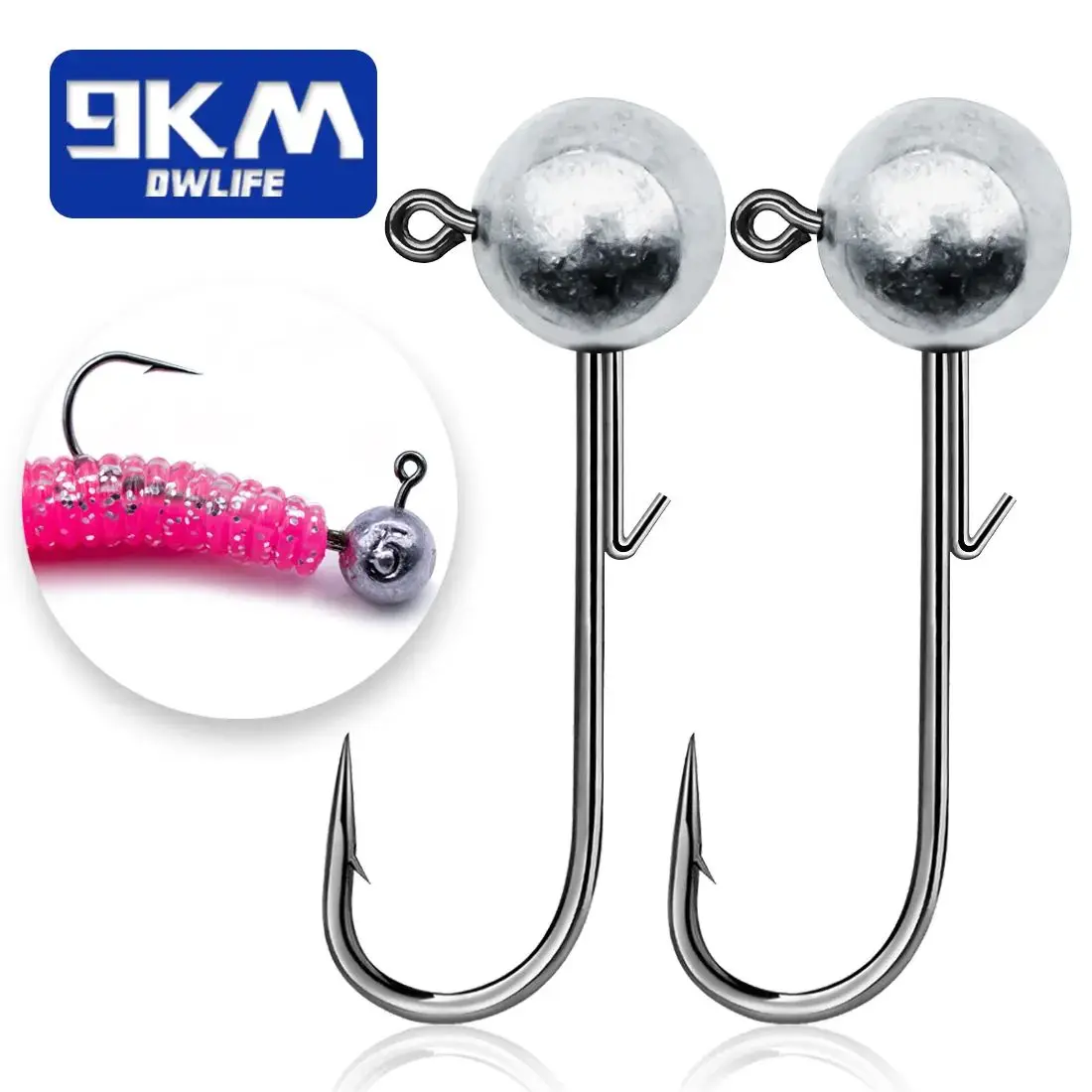 Ned Rig Jig Haken 5 ~ 20 Stücke Weiche Köder Köder Wurm Köder Angelhaken Süßwasser Salzwasser Angeln Lange Schaft Jig Kopf Haken Tackle Image