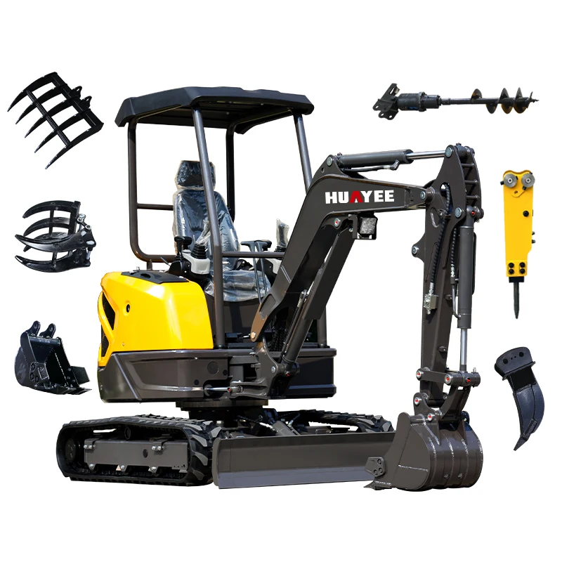 Anpassbarer 1,8-3 Tonnen Mini-Bagger mit CE EPA Euro 5 Motor, Kleiner Bagger mit Anbaugeräten, Schnelle Lieferung, Mini-Baggermaschine Image
