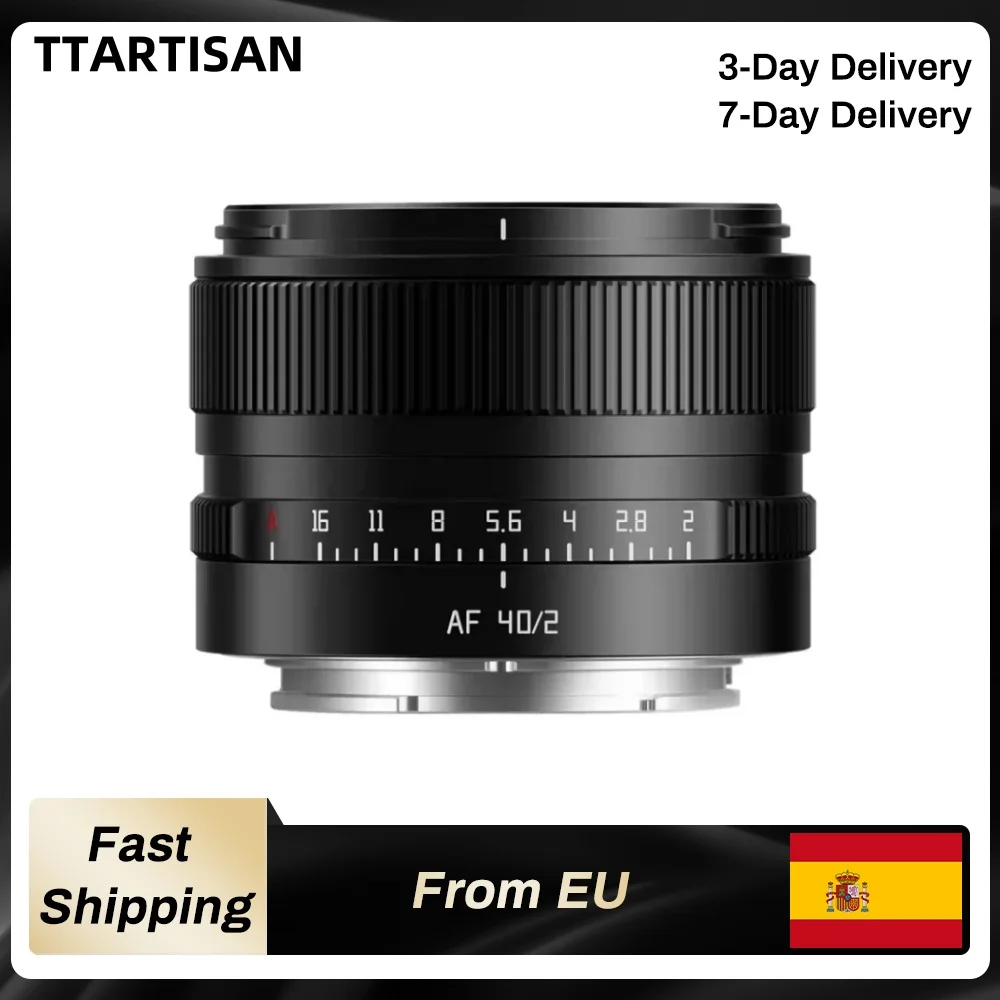 TTARTISAN 40 mm F2 Vollformat-Autofokusobjektiv für Lumix L Sony E-Mount-Kameras SL SL2 SL2-S SL3 S1 S1R S1H S5 S5M2 Image
