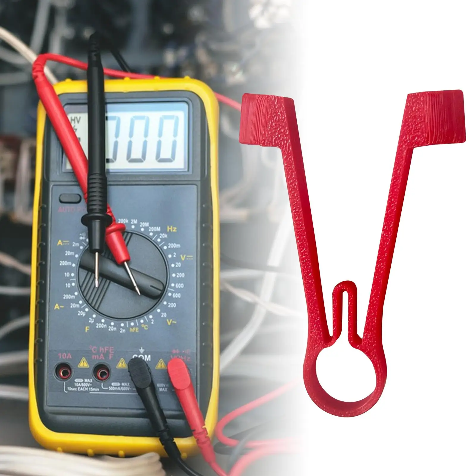 Halter für Multimeter-Sonden, Prüfgeräte, Klemmwerkzeuge, elektrische Prüfgeräte, Stromversorgungen, ergonomisches Reparaturzubehör Image