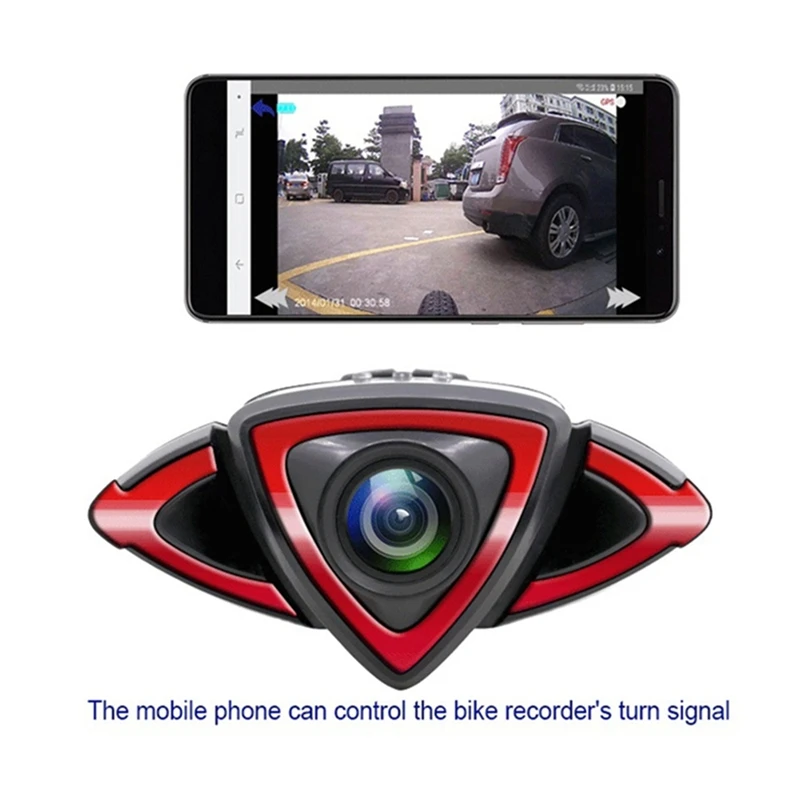 1080P Radfahren Kamera Nacht Rückansicht WiFi Handy Verbindung Cam DVR Fahrrad Radfahren Video Recorder Bike Acc Image