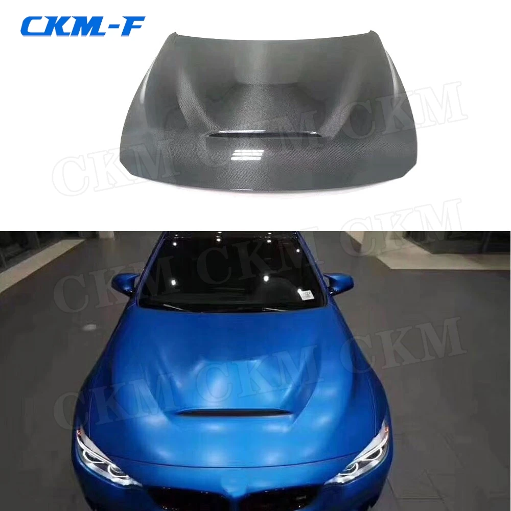 Motorhaubenabdeckungen aus Kohlefaser für BMW 3er F30 F32 F80 M3 4er F82 F83 M4 2015-2019 Autozubehör Image