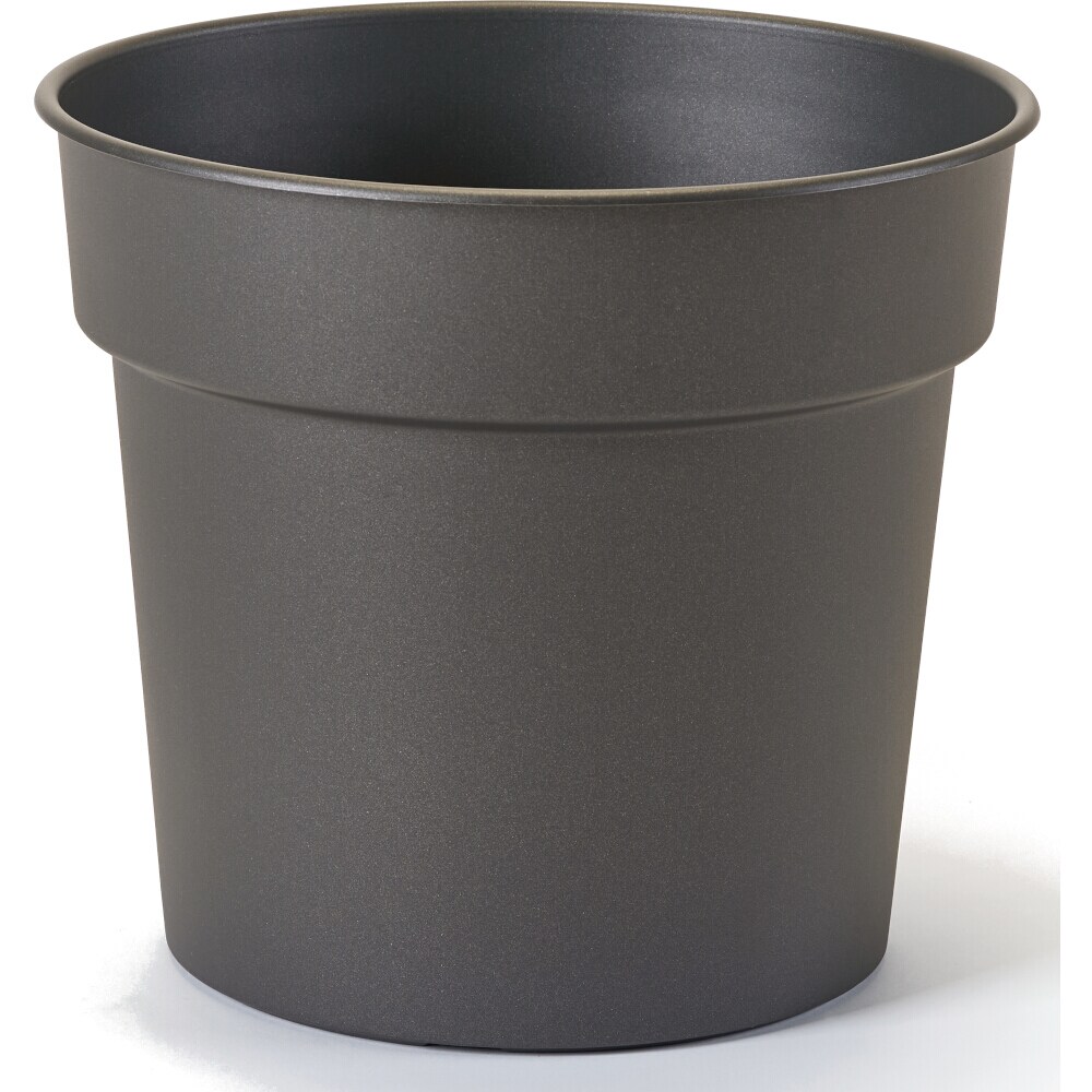 EURO3PLAST Pflanzkübel Tellus Ø 40 cm anthrazit Image