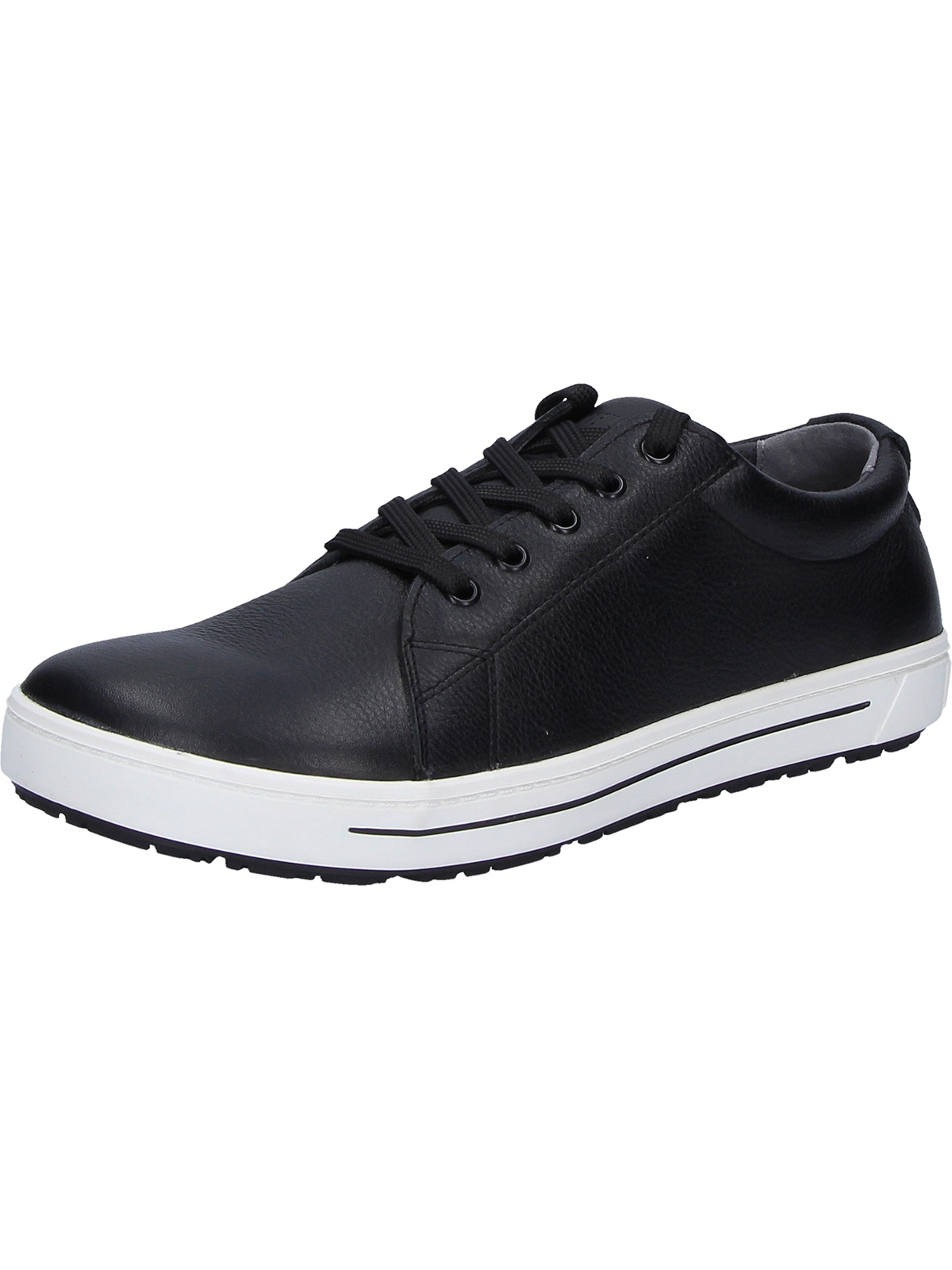 Berufsschuh BIRKENSTOCK "Berufsschuhe QO 500" Gr. 43, schwarz, 43, Obermaterial: 50% Rindsleder Leather cow. 50% Lammleder LEL., Schuhe