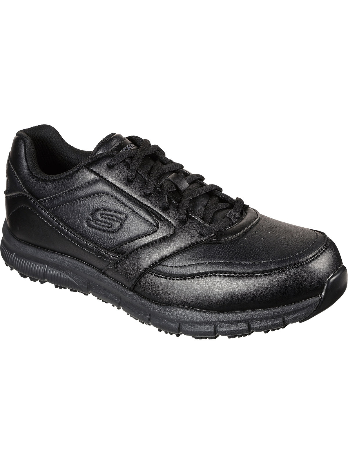 Berufsschuh SKECHERS "Berufsschuhe 77156EC-BLK Skechers Nampa" Gr. 40, schwarz, 40, Obermaterial: 100% Synthetik synthetic., Schuhe