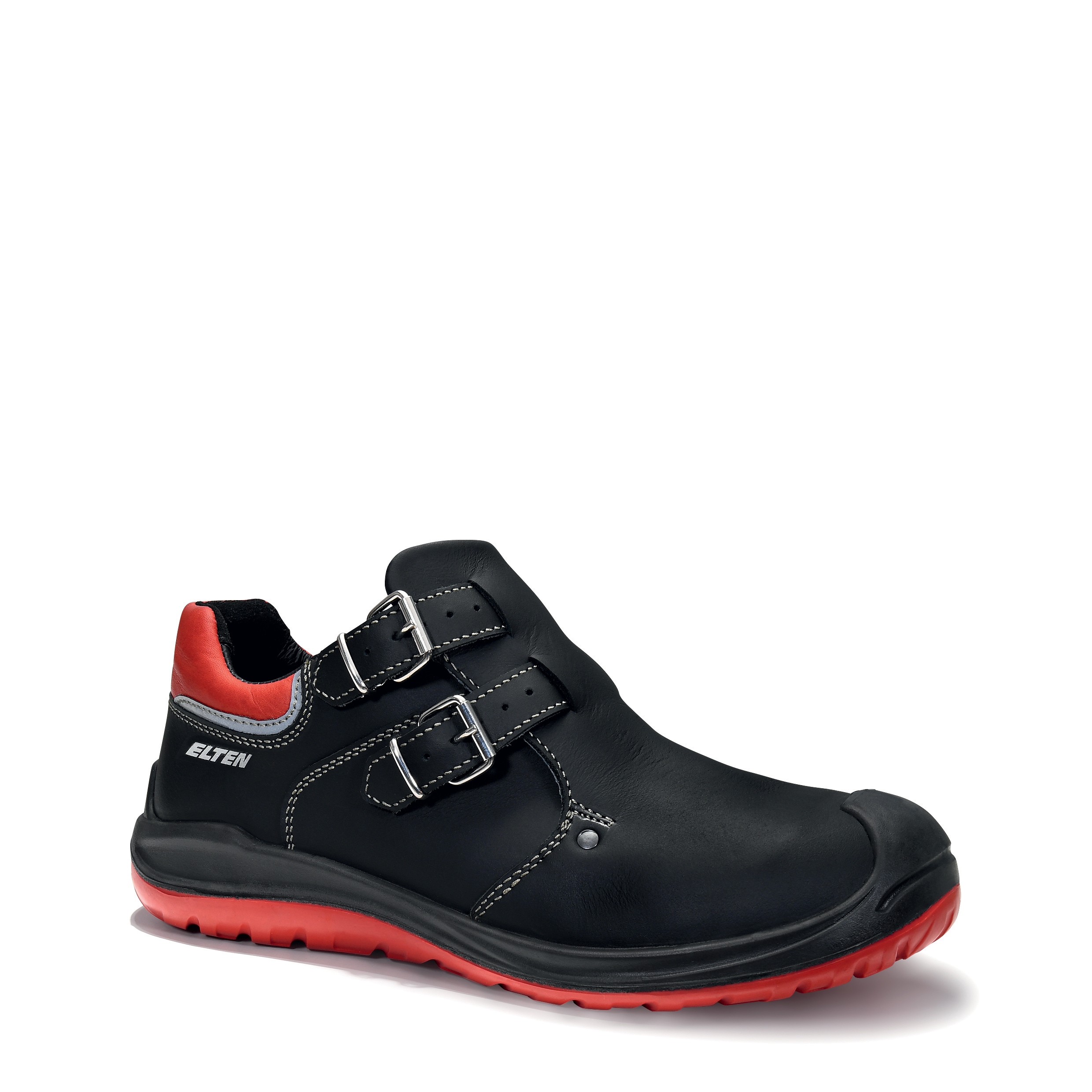Sicherheitsschuh ELTEN "Sicherheitsschuhe 26091 Elten Anderson Craft Low" Gr. 47, schwarz (schwarz, rot), 47, Schuhe