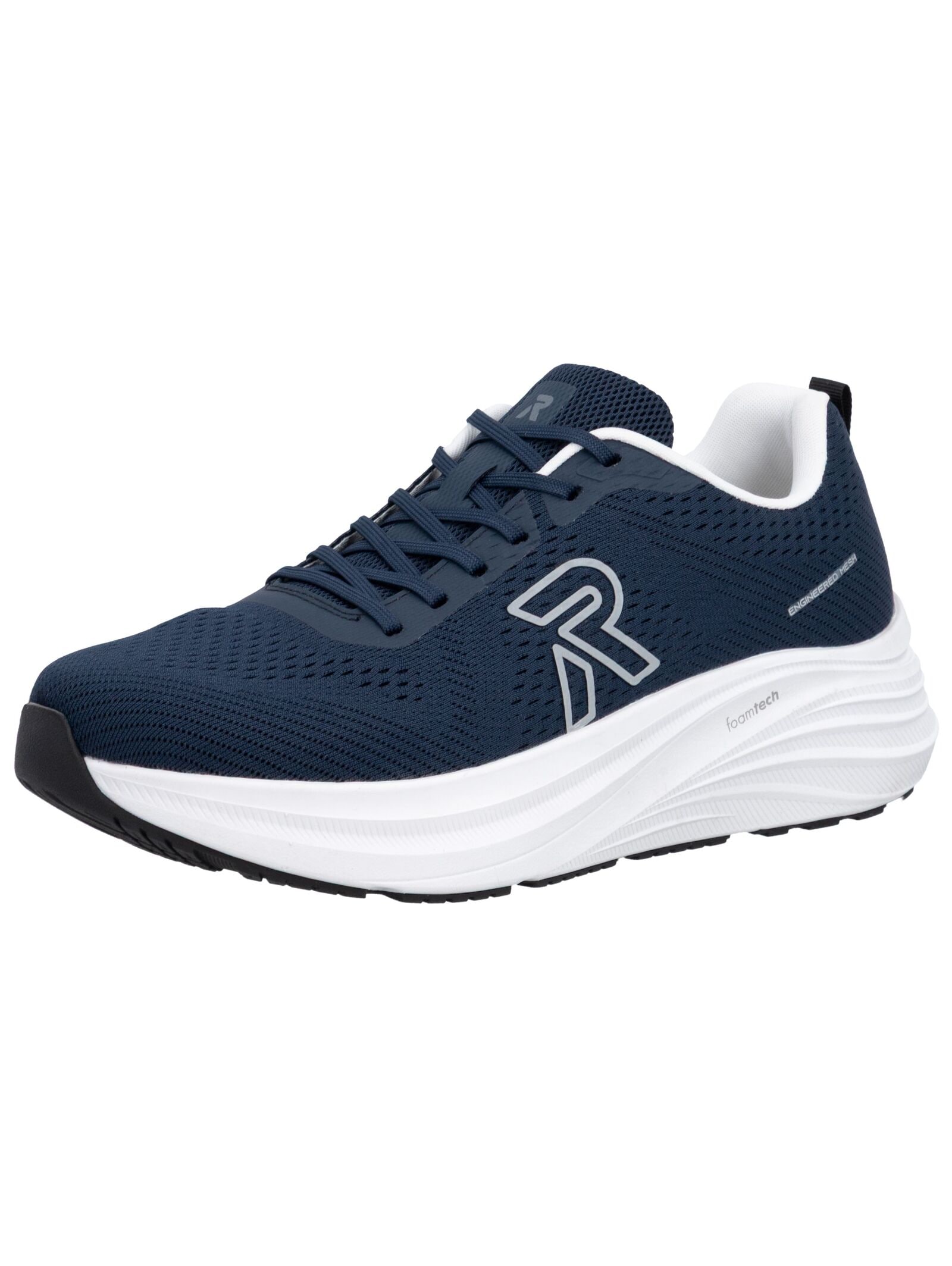 Sneaker RIEKER "Rieker Sneaker Textil", Herren, Gr. 44, blau, Textil, Schuhe Sneaker