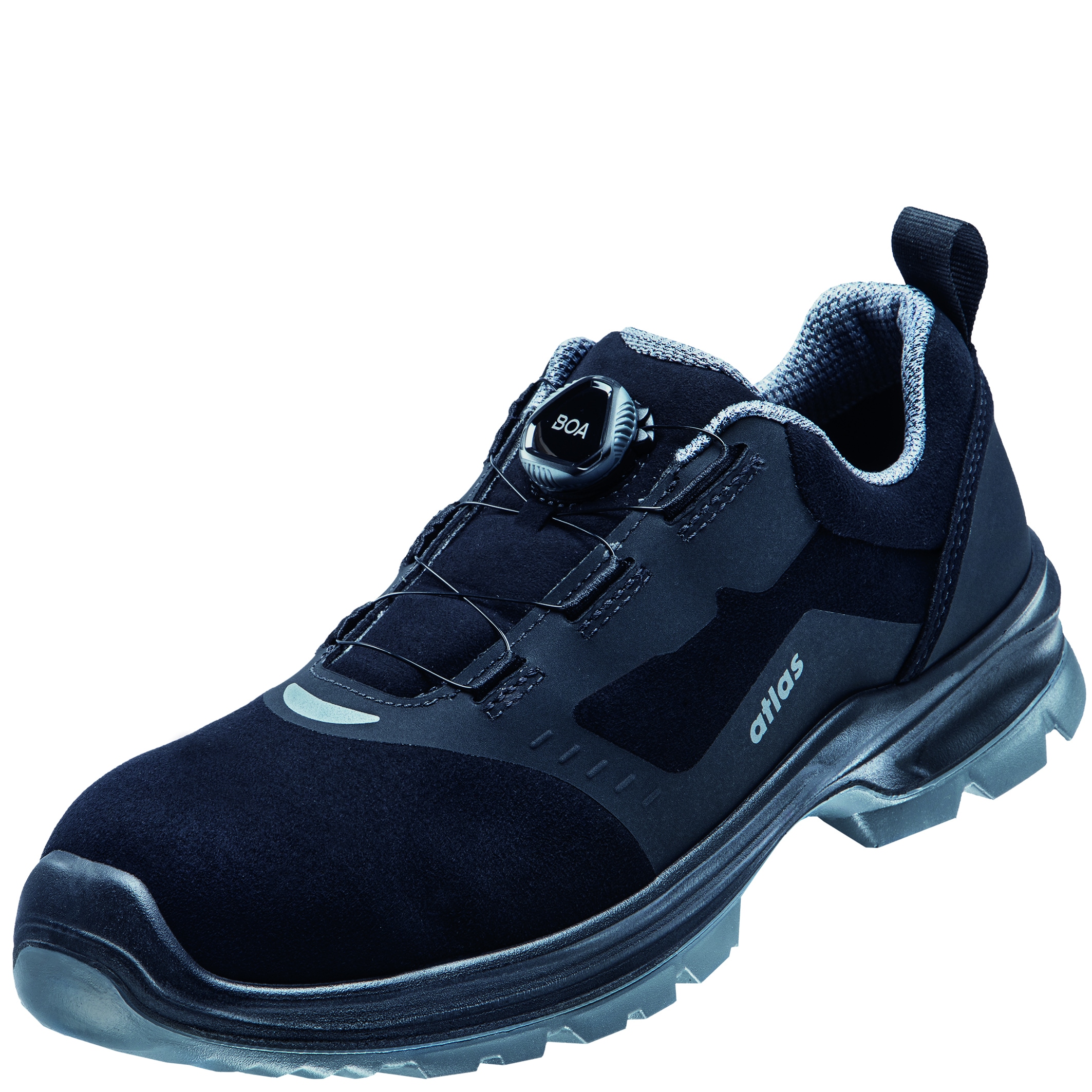 Sicherheitsschuh ATLAS SCHUHE "Sicherheitsschuhe 91300 Atlas Flash 6405 XP Boa" Gr. 47, schwarz, grau, 47, Schuhe