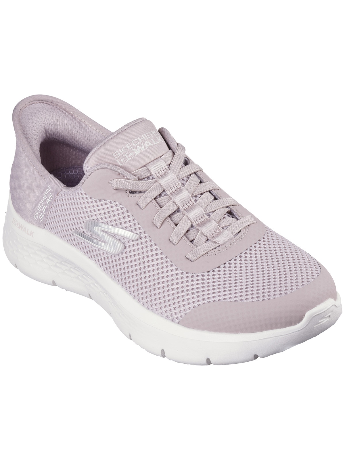 Wanderschuh SKECHERS "Freizeitschuhe 124836-MVE Skechers Slip-ins", Damen, Gr. 37,5, lila (violett), Schuhe Wanderschuh
