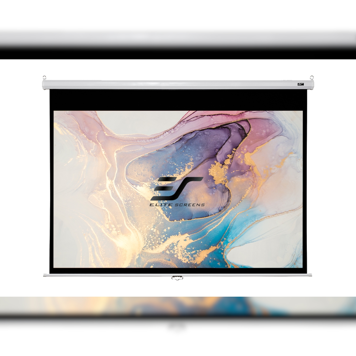 ELITE SCREENS Beamer Leinwand ,/MANUELLE ROLLOLEINWAND/139/geeignet für: Normale Projektoren Image