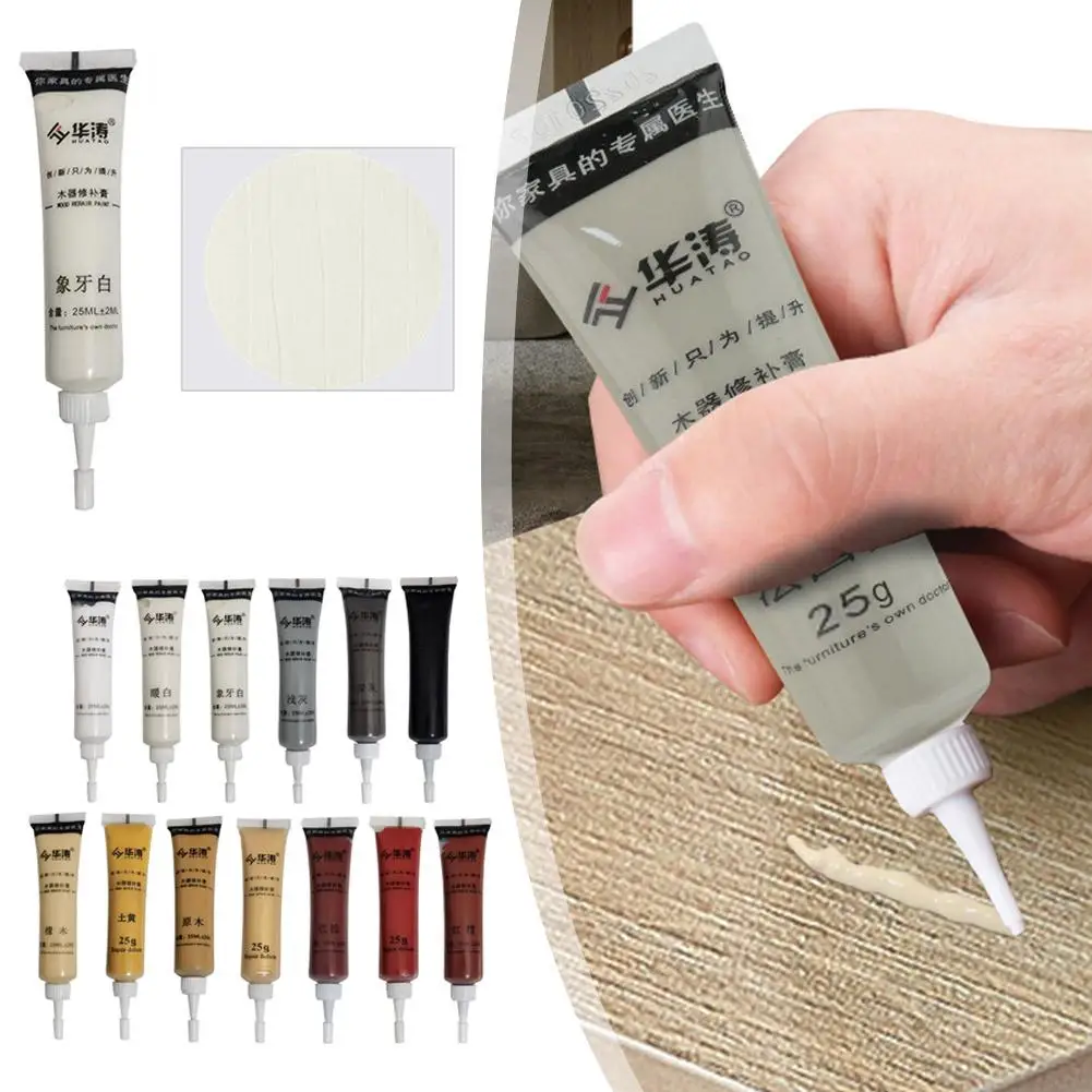 High-quality Multipurpose Multicolor Wooden Furnitures Scratch Repair Agent Damage Repairs Cream Furniture Scratch Repair Kit