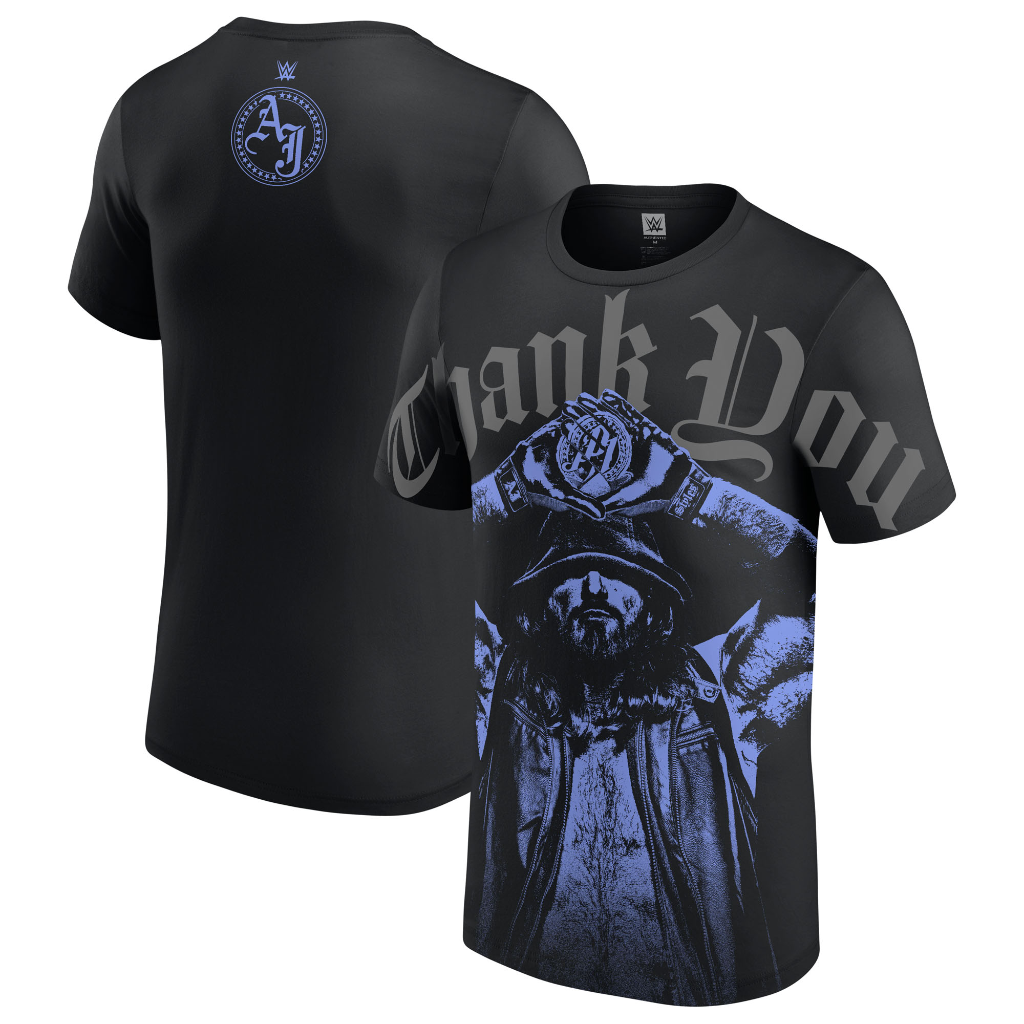 "Schwarzes AJ Styles Dankeschön-T-Shirt für Herren" Image