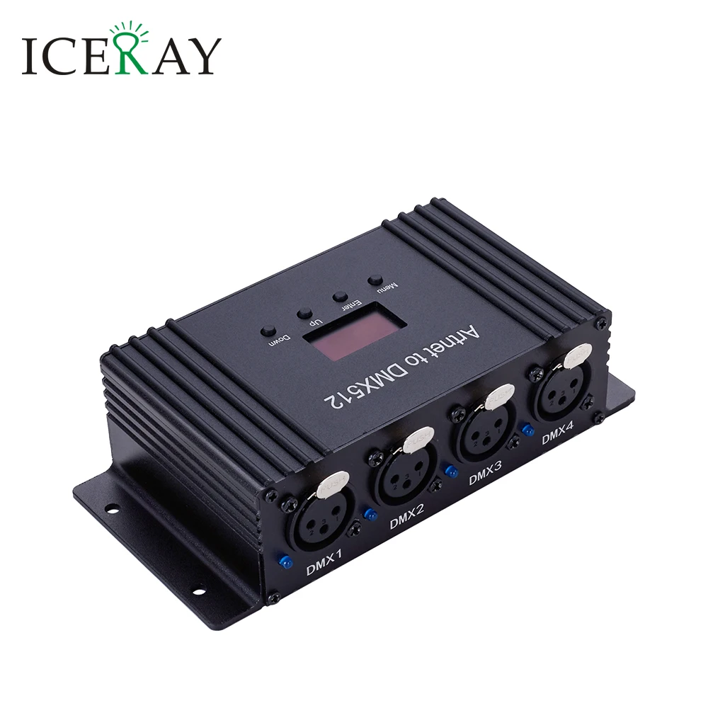 ArtNet LCD DMX512 RDM Ethernet-Beleuchtungscontroller-Schnittstelle 4 Universe 1024 Disco mit MA2 Titan Freestyle Image