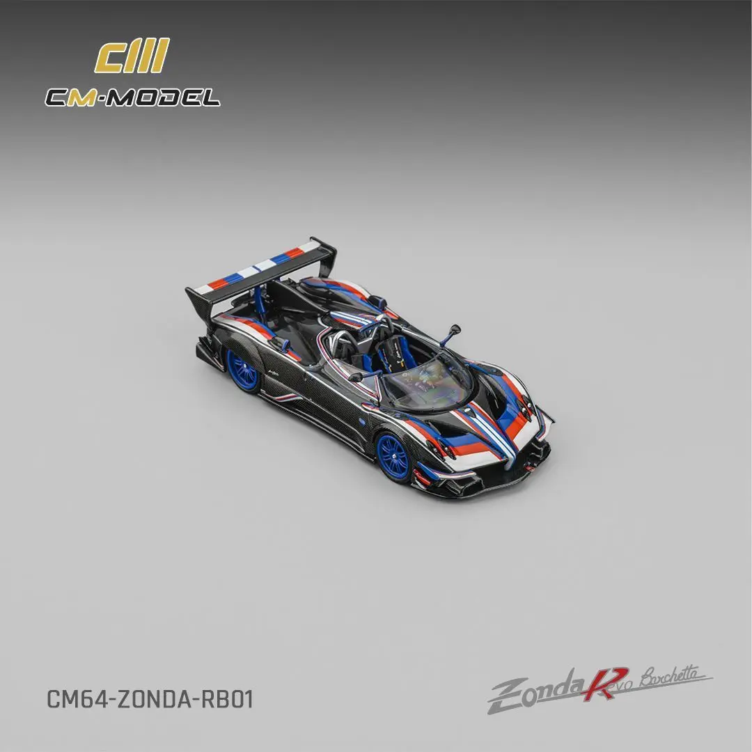 CM 1:64 Pagani Zonda Revo Barchetta Legierung Druckguss-Automodell Sammlerstück Geschenk Image