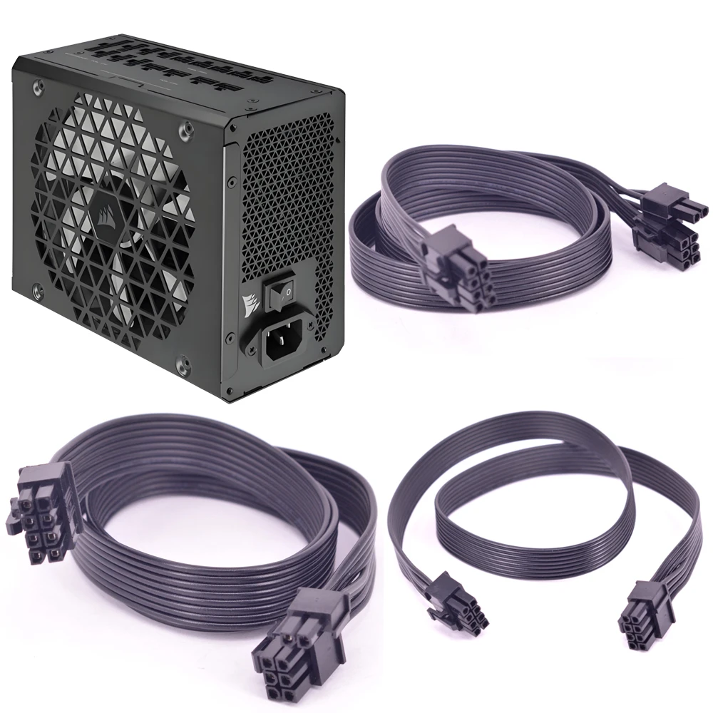 Für Corsair RM Serie RM1000 RM850 RM750 RM650 RM550 RM450 PCI-e 8Pin zu 6 + 2pin Netzteil Kabel GPU PCIe 8 Pin zu 8P 6Pin Image