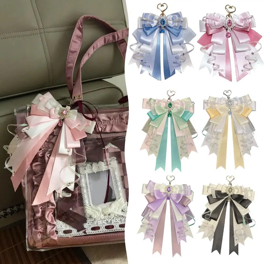 Itabag Dekoration Zubehör Doppelschicht Band Schleife Tasche Anhänger DIY handgemachte Lolita Schmuck Geschenk für Freund Anime Peripherie Image