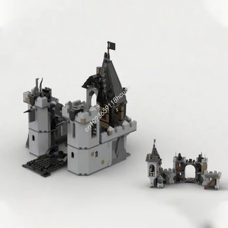 639-teiliger MOC Schwarzer Falken-Burg-Bausatz, Weihnachtsgeschenk zur Anspassung an die Burg von Black Falcon, Inspirierte unendliche Kreativität für kreatives Bauen Image