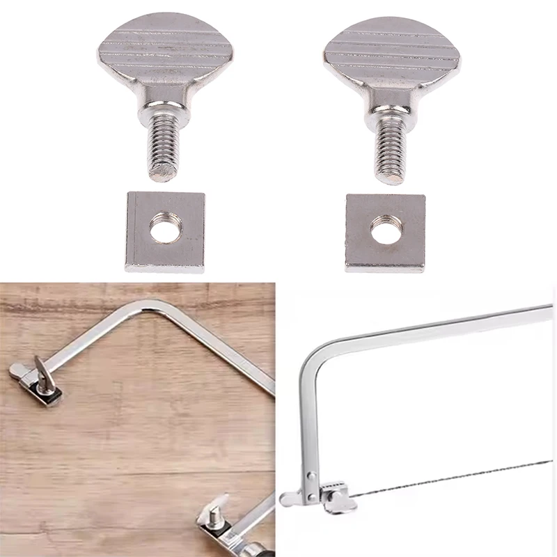 (Sommer6)Säge Bogen Schraube Kopf Zubehör Für Schmuck Machen Werkzeug Teile Leuchte Langlebige Säge Bogen Schraube Image
