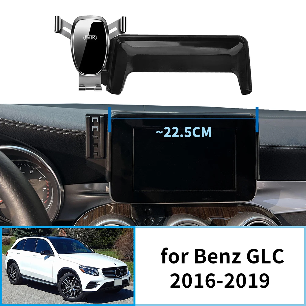 Autotelefonhalter für Mercedes-Benz GLC 2016–2019 (7,0 Zoll) X253 C253 GPS-Halterung, Navigationsständer, Autozubehör Image