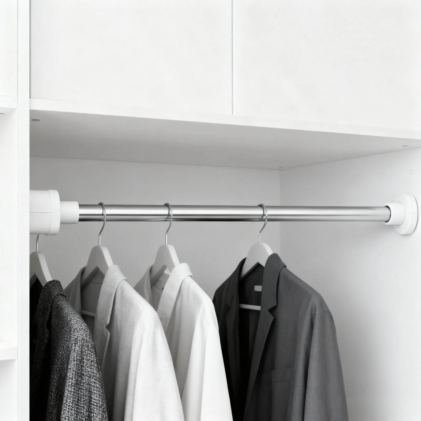 Ausziehbares Wäschegestell aus Edelstahl, Wandmontage, Kleiderständer, Handtuchhalter für Badezimmer und Balkon, bohrfreie Installation