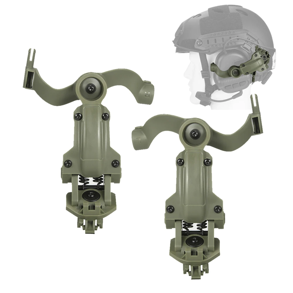 Schießen Headset Halterung Schienenmontage Kit ARC Helm Schienenadapter für OPS Core ARC und Team Wendy M-LOK Schienen Kopfhörerhalterungen Image