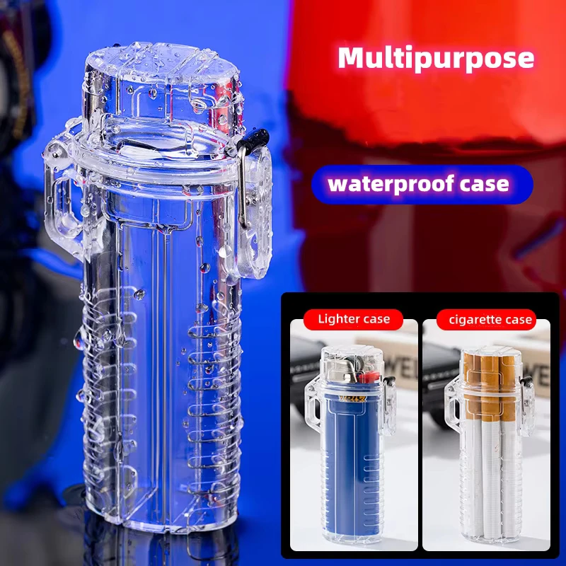 Multifunktionaler, wasserdichter, transparenter Feuerzeug-Schutzhülle für Feuerzeug in voller Größe J6 Image